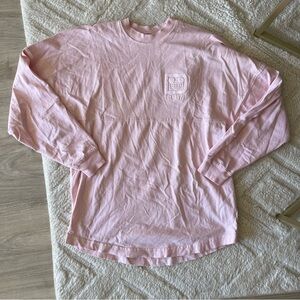 Disney Parks Disney world spirit jersey sweatshirt Women’s XS millennial pink